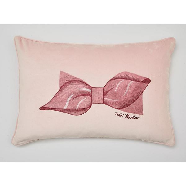 Bow Cushion - Pink